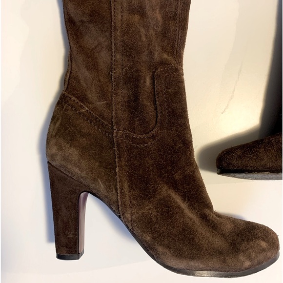 Sam Edelman Brown Suede Over-the-Knee "Sutton" Boots - Picture 4 of 11